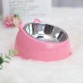 Double gamelle en inox antidérapante pour chien et chat