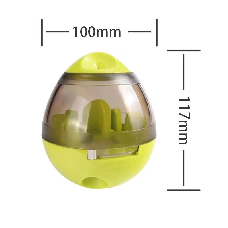 Balle distributrice culbuto pour chiens et chats