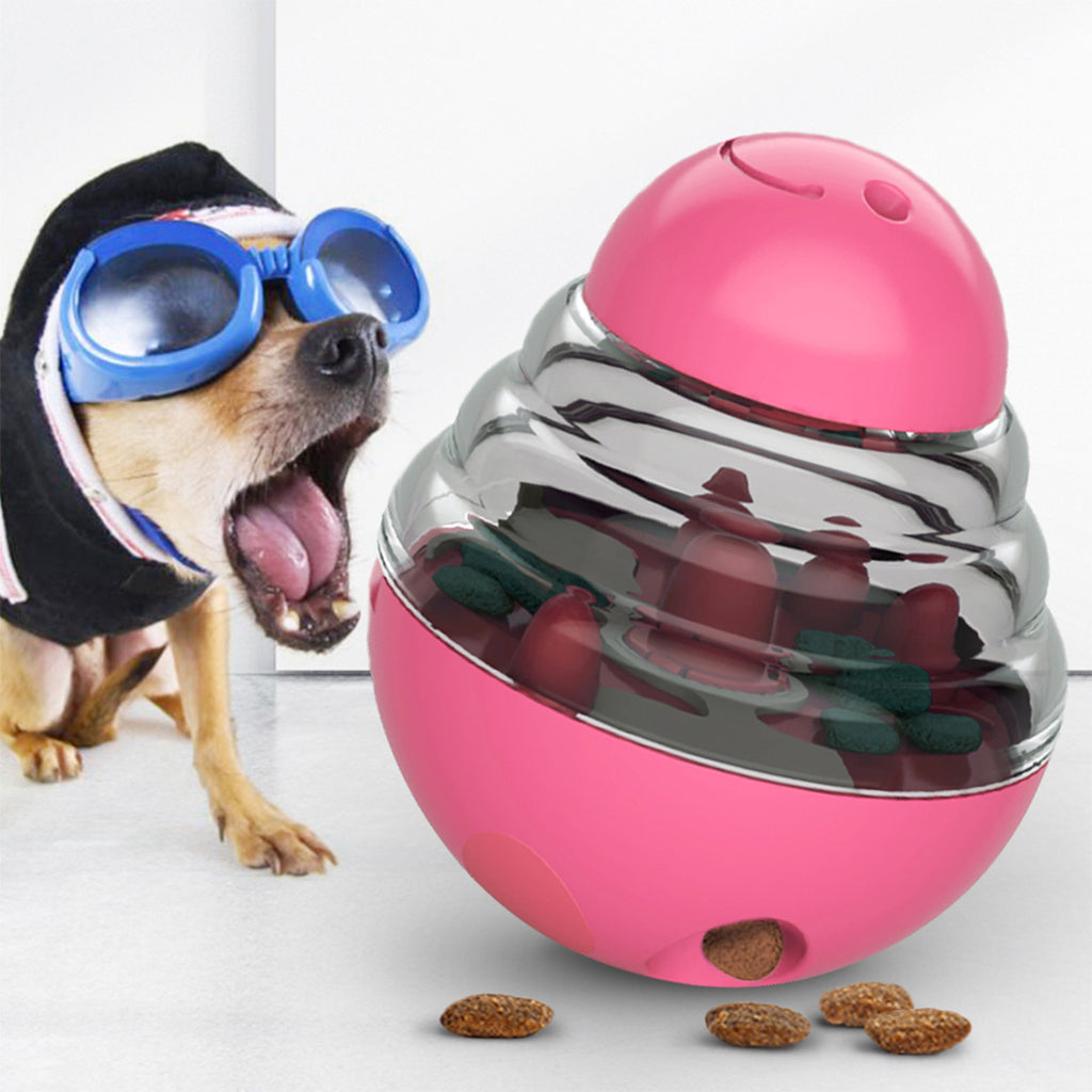Jouet culbuto distributeur de croquettes pour chien – vue 2