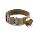 Collier tactique large en nylon renforcé pour grand chien