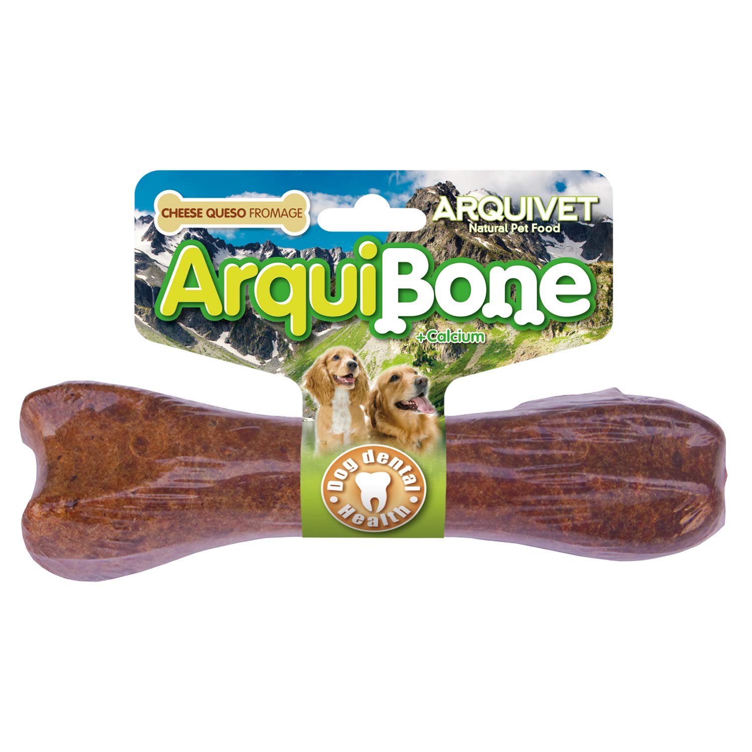 ARQUIVET Arquibone Bœuf 12,5 cm - 95 g - Grand os pour Chien - Snack Naturel pour Chiens - os à mâcher - Aliment complémentaire pour Chiens