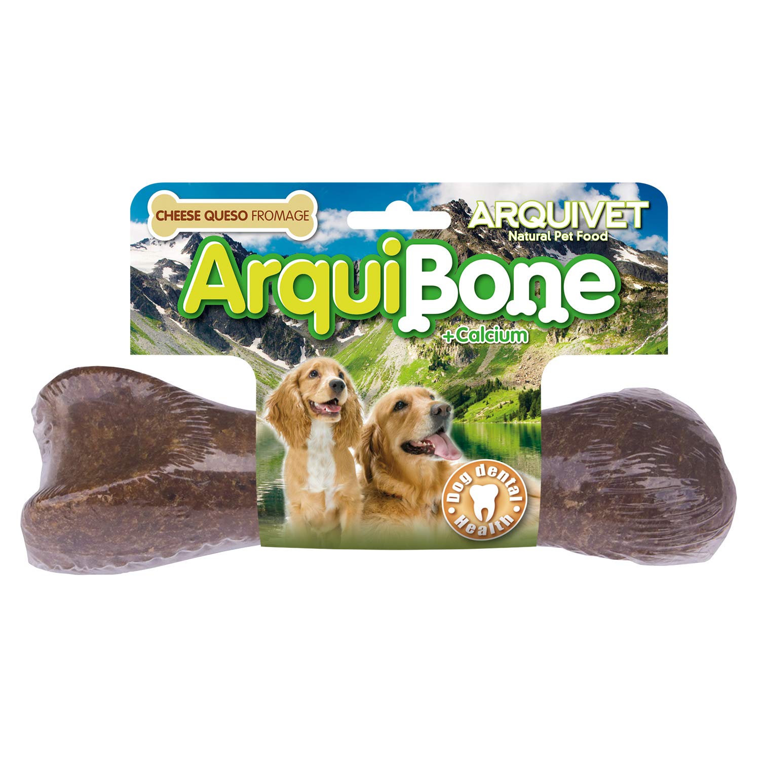 ARQUIVET Arquibone Bœuf 12,5 cm - 95 g - Grand os pour Chien - Snack Naturel pour Chiens - os à mâcher - Aliment complémentaire pour Chiens