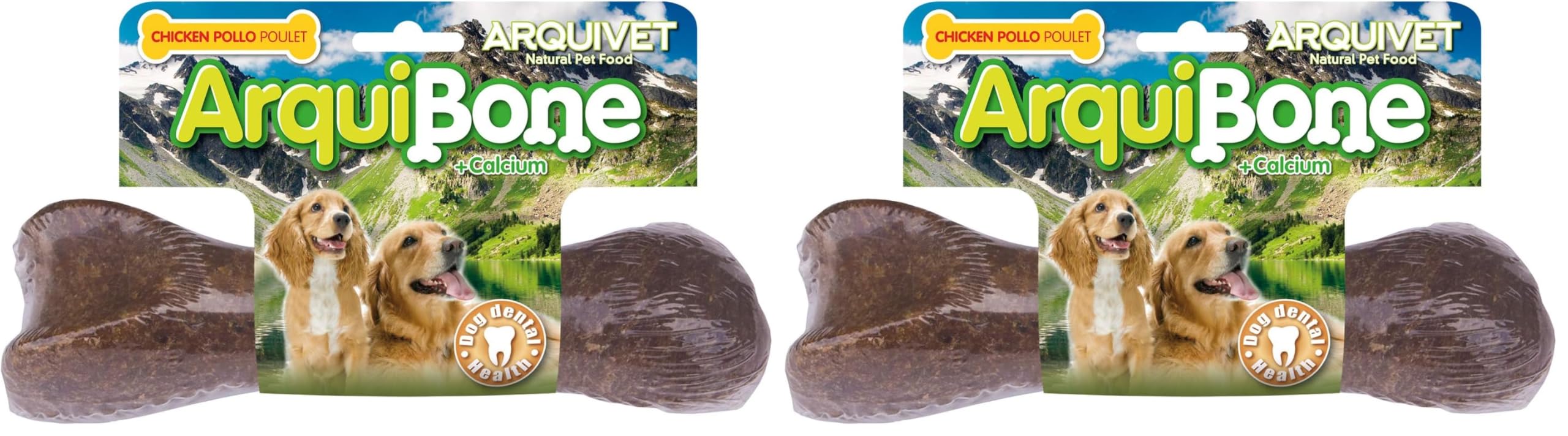 ARQUIVET Arquibone Bœuf 12,5 cm - 95 g - Grand os pour Chien - Snack Naturel pour Chiens - os à mâcher - Aliment complémentaire pour Chiens