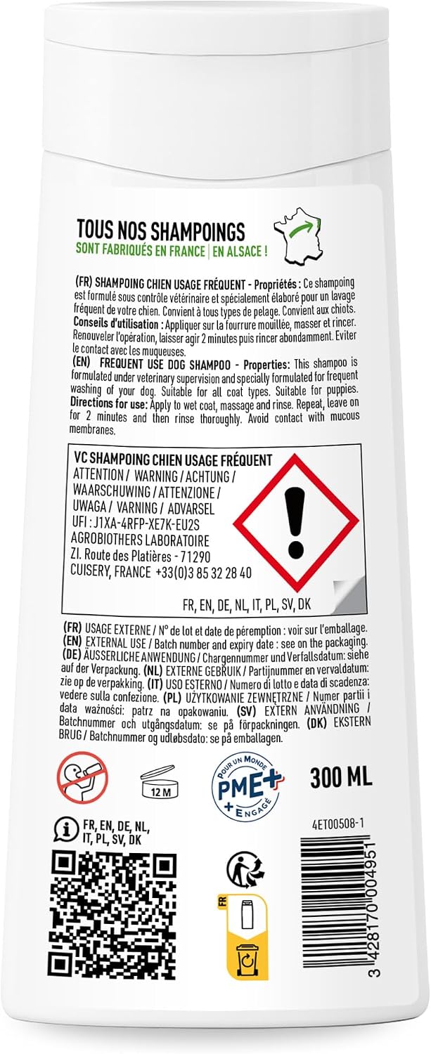 aÉtiquette arrière du shampooing : conseils d'utilisation et précautions