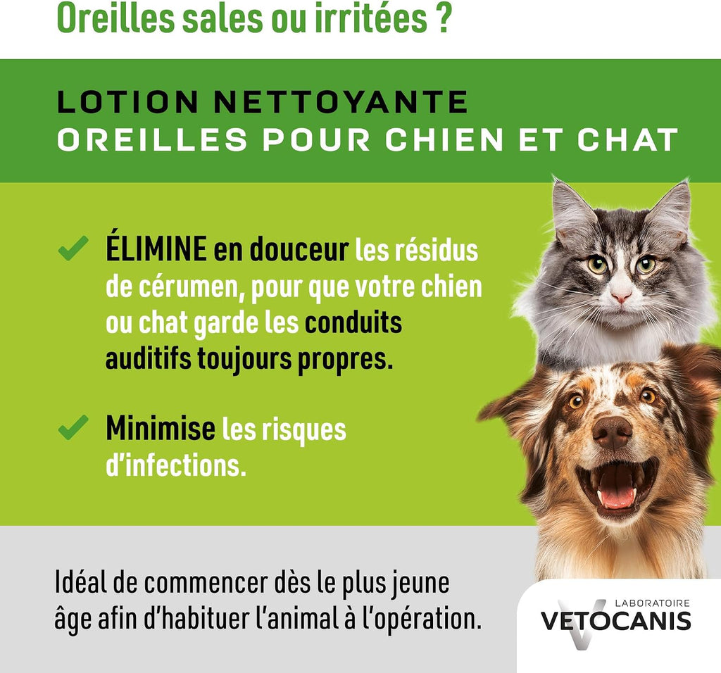 Lotion nettoyante oreilles : élimine le cérumen et limite les infections