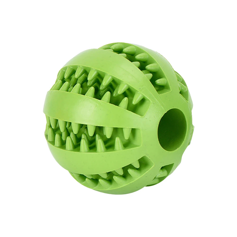 Weiche Haustier Hundespielzeuge Gummi-Hundeball für Welpen Lustige Hundespielzeuge für Haustierwelpen Großer Hund Zahnreinigungs-Futterball Spielzeug Hundeaccessoires