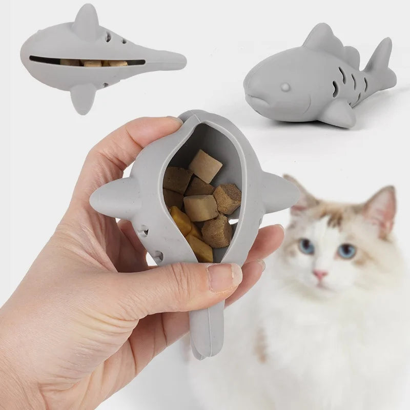 Jouet à mâcher en silicone distributeur de friandises - design poisson