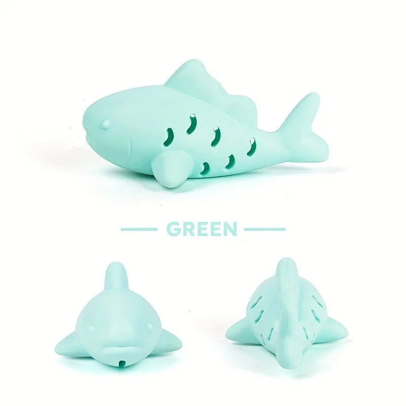 Jouet à mâcher en silicone distributeur de friandises - design poisson