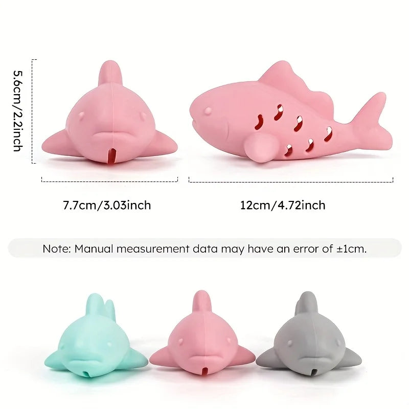 Jouet à mâcher en silicone distributeur de friandises - design poisson